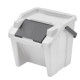 Cubo de Basura para Reciclaje Tontarelli Moda Blanco Apilable 28 L (6 Unidades)