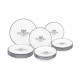 Vajilla Santa Clara Cuisine Porcelana Redonda 18 Piezas (2 Unidades)