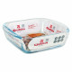 Bandeja para Horno Quttin 66603 1,1 L Vidrio Cuadrado 1,1 L 19,7 x 16,8 x 5,6 cm (10 Unidades)