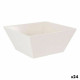 Bol para Aperitivos La Mediterránea Melamina Blanco Brillo 18 x 18 x 8 cm (24 Unidades)