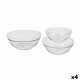 Set of bowls Duralex Lys With lid 3 Pieces (4 Units)  