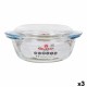 Casserole with lid Quttin Glass 1,6 + 0,5 L (3 Units)