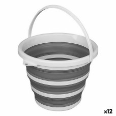 Cubo con Asa Confortime 10 L 34 x 33 x 25 cm (12 Unidades)