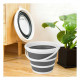 Cubo con Asa Confortime 10 L 34 x 33 x 25 cm (12 Unidades)