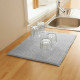 Folding Draining Rack for Kitchen Quttin Grey 17 x 59 x 3 cm (12 Units)