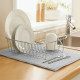Folding Draining Rack for Kitchen Quttin Grey 17 x 59 x 3 cm (12 Units)