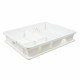 Draining Rack for Kitchen Sink Tontarelli Scolap. White 47 x 38 x 8,5 cm (12 Units)