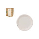 Set de Platos Algon Blanco 10 Piezas (24 Unidades)