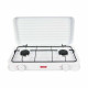 Hornillo de Gas Algon Con Tapa Blanco 4400 W 55 x 7 x 32 cm (2 Unidades)