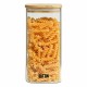 Tarro Quttin Bambú Cuadrado 1,6 L (12 Unidades)
