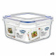Fiambrera Hermética Dem 900 ml 15 x 15 x 8 cm (12 Unidades)