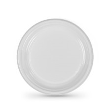 Set de platos reutilizables Algon Redondo Blanco 17 x 17 x 1,5 cm Plástico 25 Unidades
