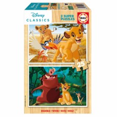 Set de 2 Puzzles The Lion King Classics 25 Piezas