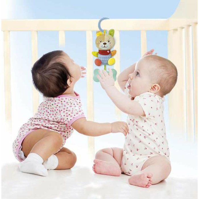 Peluche Sonajero Clementoni Lovely Dog 18 x 25 x 6 cm Peluche Sonajero Clementoni Lovely Dog 18 x 25 x 6 cm