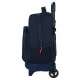 School Rucksack with Wheels Munich Flash Navy Blue 33 x 45 x 22 cm