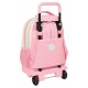 School Rucksack with Wheels BlackFit8 Globitos Pink 33 x 45 x 22 cm