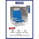 Folding Chair with Headrest Blue 80 x 65 x 45 cm Multi-position