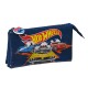 Triple Carry-all Hot Wheels Speed Club Orange Navy Blue 22 x 12 x 3 cm