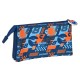 Triple Carry-all Hot Wheels Speed Club Orange Navy Blue 22 x 12 x 3 cm