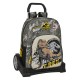 School Rucksack with Wheels Jurassic World Warning 33 x 42 x 14 cm