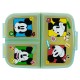 Fiambrera de Compartimentos Mickey Mouse Fun-Tastic Polipropileno 22 x 14 x 6 cm 19,5 x 16,5 x 6,7 cm