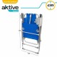 Folding Chair Colorbaby Blue 47 x 63 x 99 cm Beach