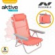 Folding Chair Colorbaby Flamingo Pink 48 x 46 x 84 cm Beach