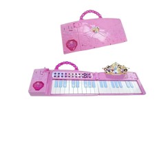 Piano de juguete Disney Princess Electrónico Plegable Rosa