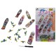 Finger skateboard set 20 x 35,5 x 1,5 cm 6 Pieces