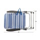 Beach Chair Color Baby 61 x 63 x  93 cm White Navy Blue