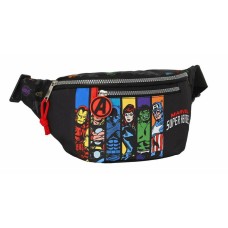 Belt Pouch The Avengers Super heroes Black 23 x 12 x 9 cm