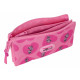 Triple Carry-all Minnie Mouse Loving Pink 22 x 12 x 3 cm