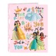 Ring binder Disney Princess Magical Beige Pink 26,5 x 33 x 4 cm