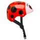 Casco de Ciclismo para Niños Moltó Rojo Mariquita 26 x 21 x 16,5 cm