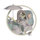 Rag Doll Decuevas Provenza Case that converts into a cot 36 cm Fluffy toy