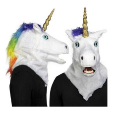 Máscara My Other Me Talla única Unicornio Adultos Mandíbula articulada