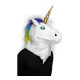 Máscara My Other Me Talla única Unicornio Adultos Mandíbula articulada