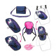 Accesorios para Muñecas Reig Rosa Azul marino 9 en 1
