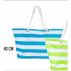Beach Bag Bismark Blue White Oxford 59 x 19 x 40 cm
