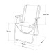 Folding Chair Colorbaby Mediterran 53 x 44 x 76 cm Turquoise White