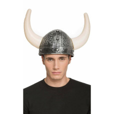 Casco Vikingo Gris 60 cm Adultos