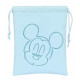 Bolsito de Merienda Mickey Mouse Baby Azul claro Poliuretano 20 x 25 cm