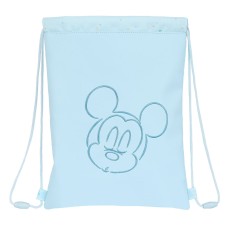 Backpack with Strings Mickey Mouse Baby Light Blue 26 x 34 cm