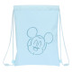 Bolsa Mochila con Cuerdas Mickey Mouse Baby Azul claro 26 x 34 cm