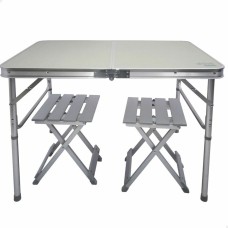 Conjunto de Mesa con 2 Sillas Colorbaby Plegable De acampada 90 x 60 x 70 cm