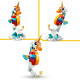 Juego de Construcción Lego Creator Magic Unicorn 31140 3 en 1 145 Piezas