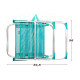 Folding Chair Colorbaby Mediterran 56 x 50 x 88 cm Turquoise White