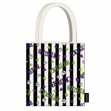 Women's Handbag Beetlejuice White 36,0 x 39,0 x 0,4 cm