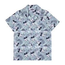 Child's Short Sleeve T-Shirt Mickey Mouse Light Green