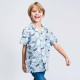 Camiseta de Manga Corta Infantil Mickey Mouse Verde Claro